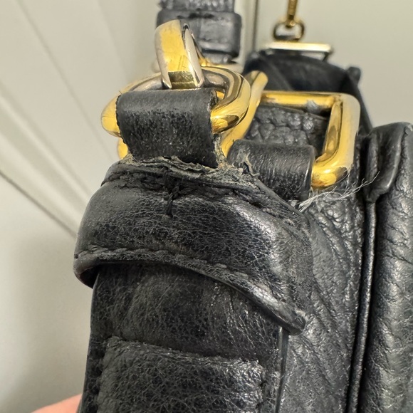 Prada Black Shoulder Bag with Gold Hardware - Picture 9 of 16